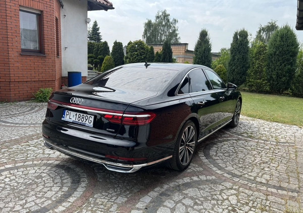 Audi A8 cena 310000 przebieg: 26000, rok produkcji 2021 z Leszno małe 466